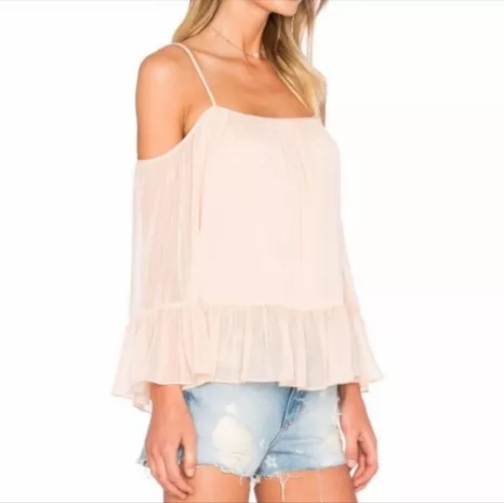 Lovers and Friends Maison Peach Blouse Size Women's XS